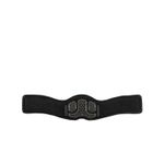 ACAVALLO - Kurzgurt PVC mit Gel - schwarz 