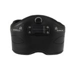 ACAVALLO - Kurzgurt PVC mit Gel - schwarz 