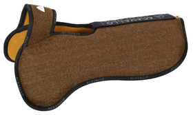 Acavallo widerristfreies Konfigurations-Taschenpad doppelseitig Filz - flach  - brown/mustard AC834