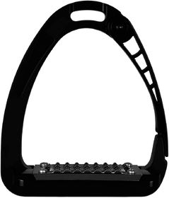ACAVALLO - Sicherheits-Steigbügel Arena Alupro, Farbe TOTAL Black