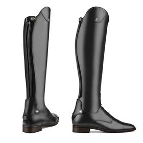 Cavallo Leder-Reitstiefel mit hohem Bogen Fortis in schwarz, Größe 8.5