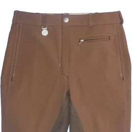 Pikeur Kinder Reithose Lugana II Kontrast in bronze/negro Gr. 140
