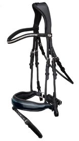 Schockemöhle Sports Trense Malibu in black/patent/silver
