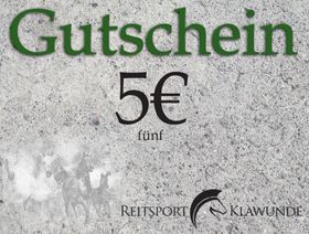 Geschenkgutschein 5 Euro