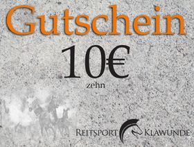 Geschenkgutschein 10 Euro