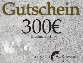 Geschenkgutschein 300 Euro