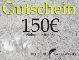 Geschenkgutschein 150 Euro