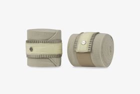 PS of Sweden Diamond Fleece-Bandagen Ruffle in Latte