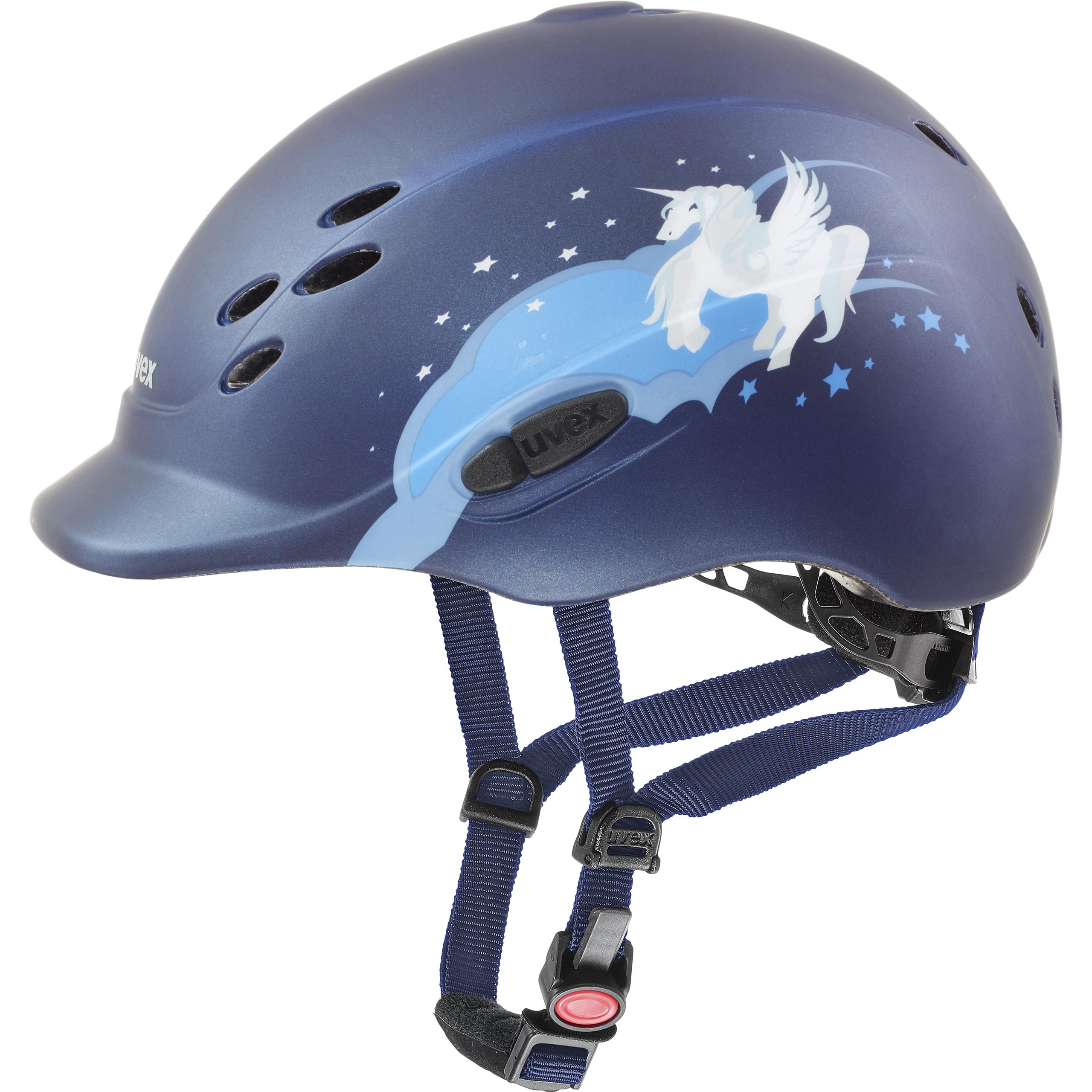 UVEX Reithelm Onyxx unicorn in navy