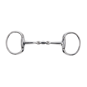 Busse Olivenkopfgebiss Edelstahl 14 mm, doppelt gebrochen