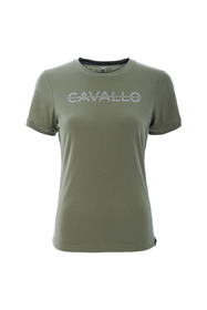 Cavallo T-Shirt Denise in green leaf