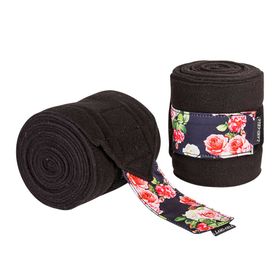 Lami-Cell 4er Set Polo Fleece Bandagen Florence in black