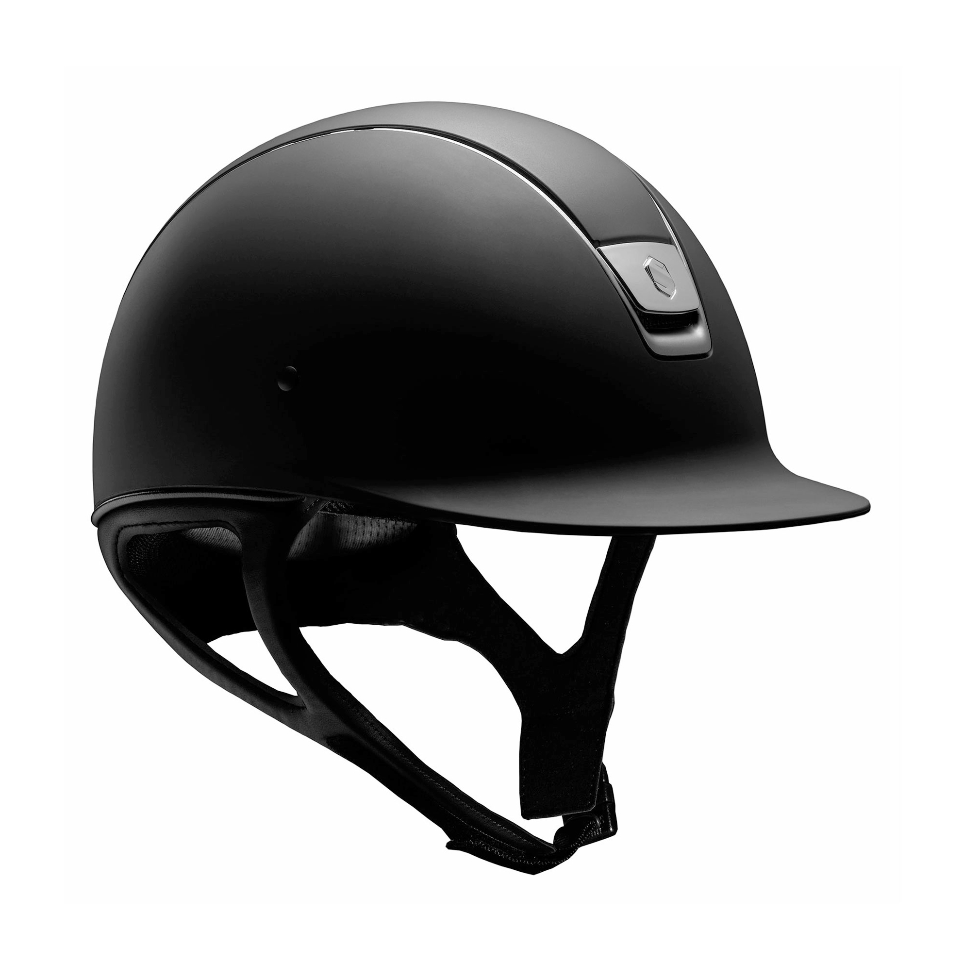 Samshield Helm Shadowmatt in black mit Dressurausschnitt
