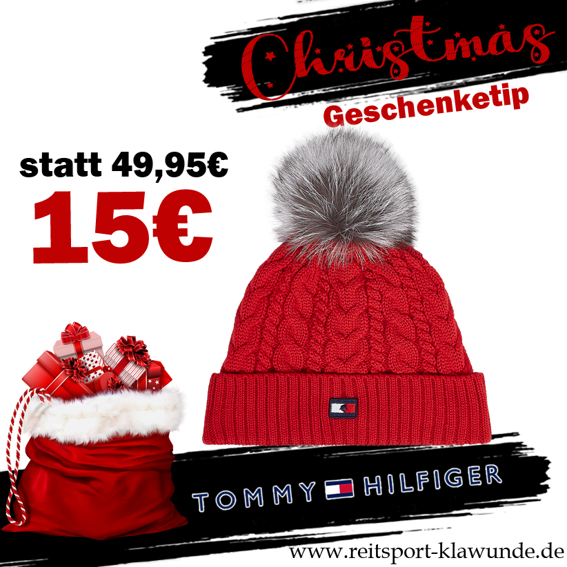 Tommy Hilfiger Wintermütze Sport in Primary red