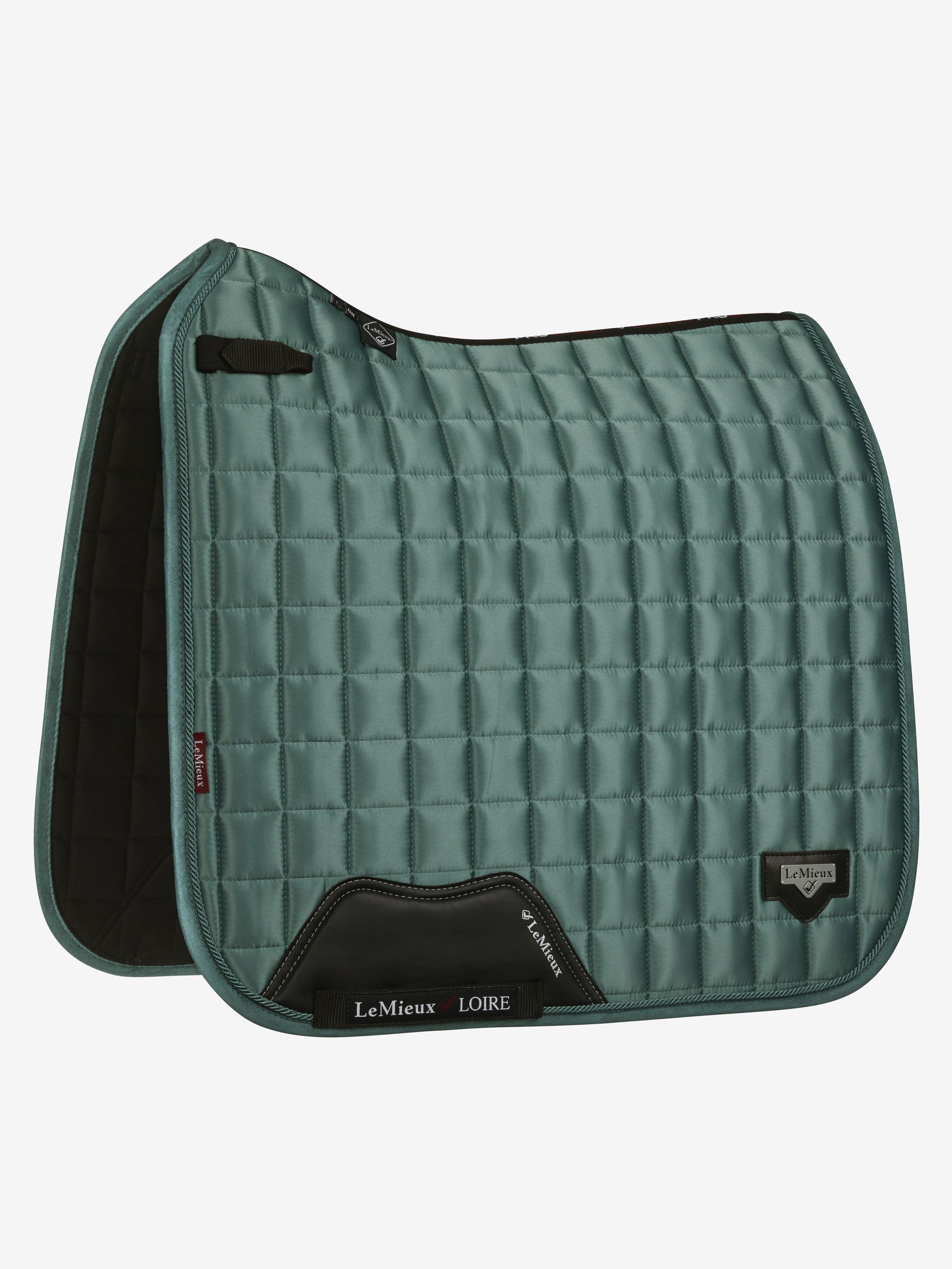 LeMieux Schabracke Loire Classic Satin Dressage Square in Sage