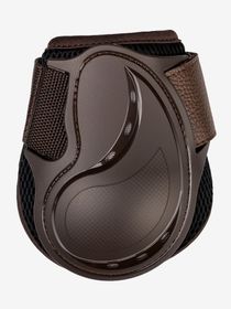 LeMieux Derby Pro Jump Fetlock Boots in brown