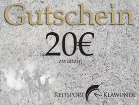Geschenkgutschein 20 Euro