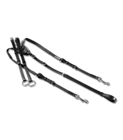 Waldhausen Vorderzeug X-Line mit Elastic in Schwarz