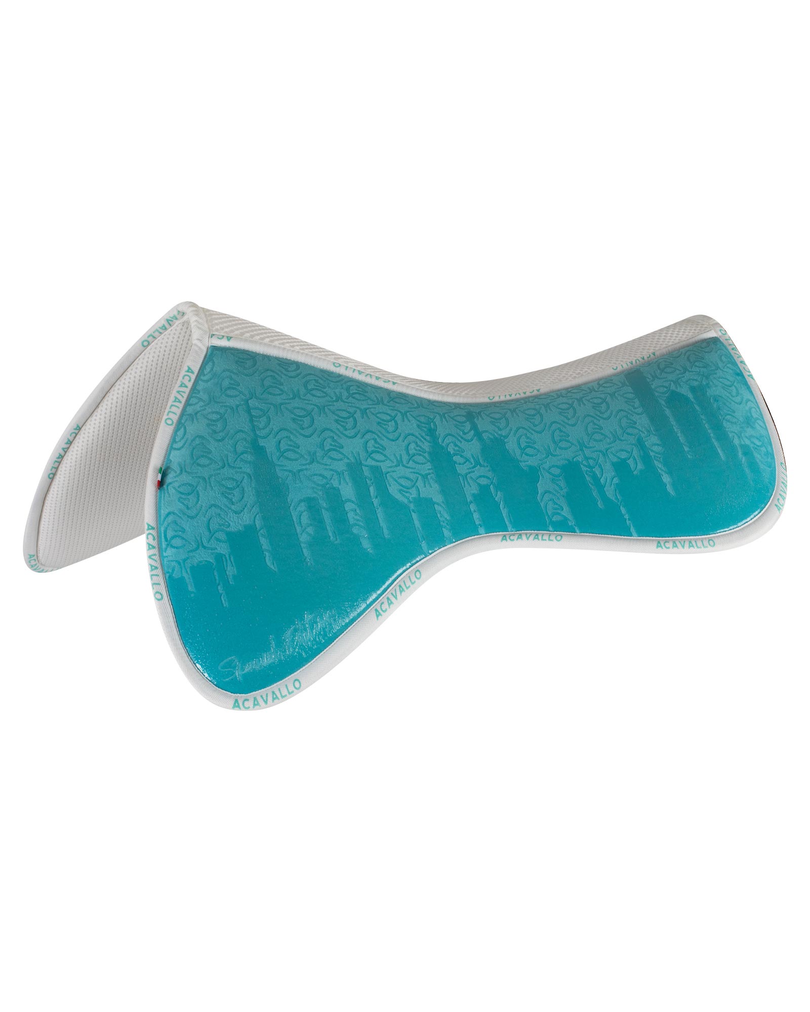 ACAVALLO - Memory Form Pad Grip & Bambus in Skyblue Size L