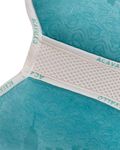 ACAVALLO - Memory Form Pad Grip & Bambus in Skyblue Size L