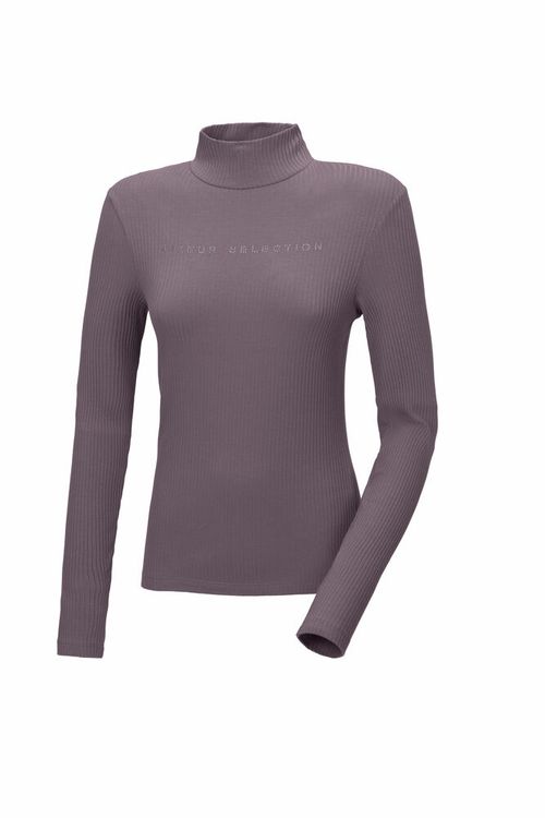 Pikeur Ripp-Shirt in purple grey