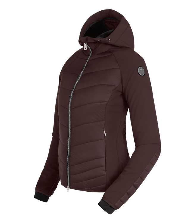 E.L.T Softshell-Mix Jacke Kapstadt in Kastanienbraun