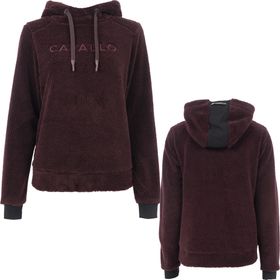 Cavallo Webpelz-Hoody ELIS in red wine