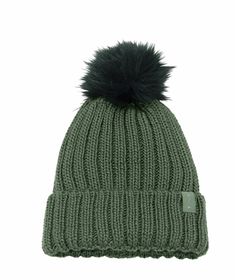 Pikeur Mütze Bommel in Oliv