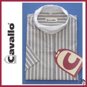 Cavallo Turnierbluse Diana in grey Stripes