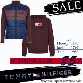 Tommy Hilfiger Equestrian SET Herren Bodywarmer & Hoody Brookwood