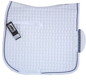 ESKADRON Cotton Schabracke white, einer Kordel in blue