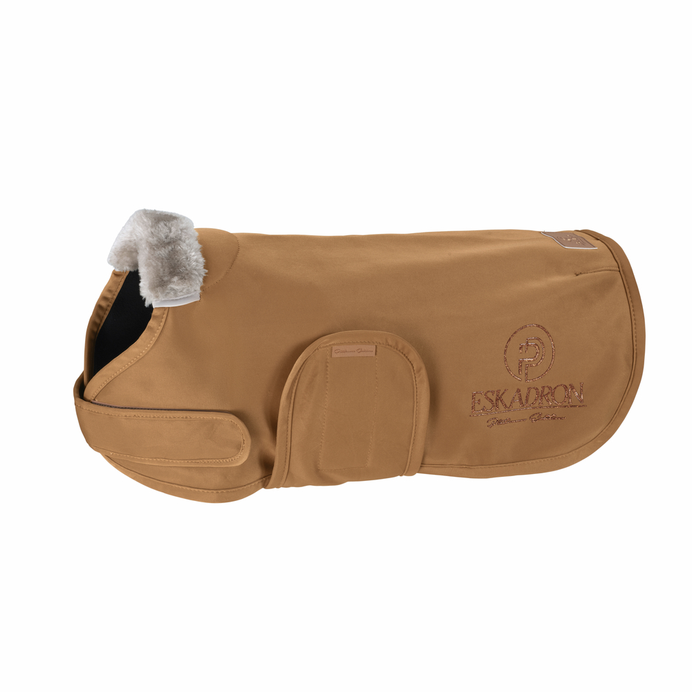 Eskadron Platinum Hundemantel Softshell in cognac