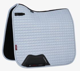 LeMieux Schabracke Dressage Luxury Square Suede in mist