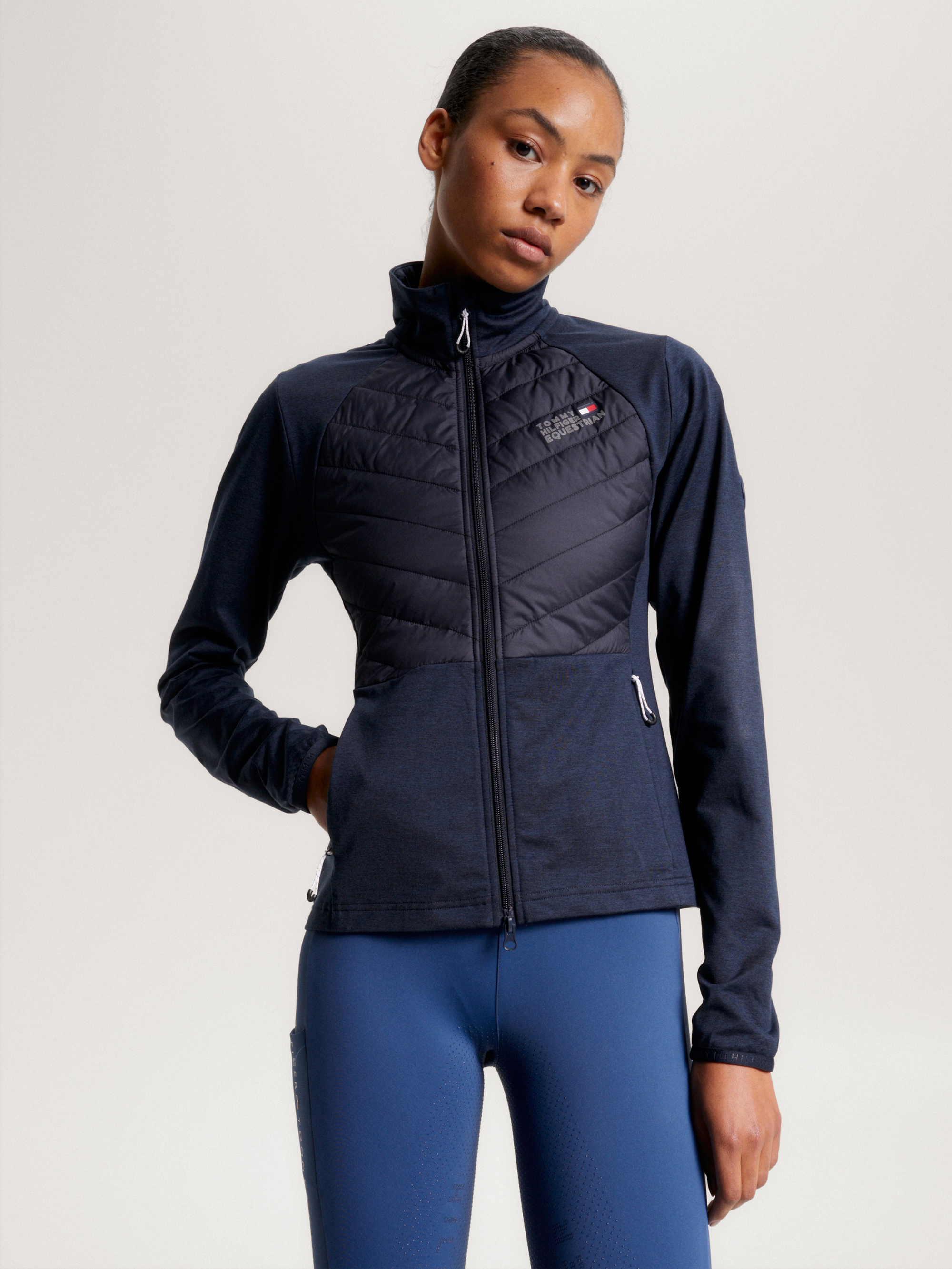 Tommy Hilfiger Equestrian Thermo Hybrid Jacke DESERT SKY