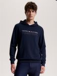 Tommy Hilfiger Equestrian LONDON Logo Fleece Hoodie desert sky