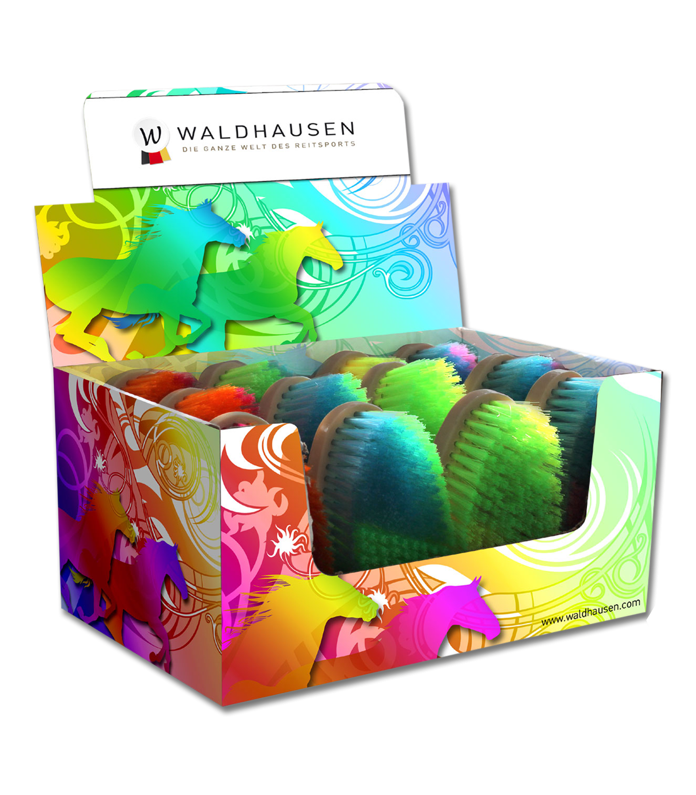Waldhausen NEON Kardätsche Bürsten