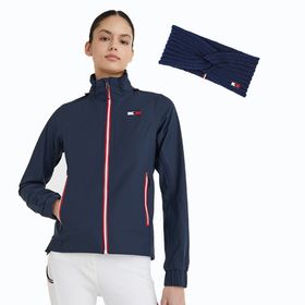 Tommy Hilfiger Damen Regenjacke Performance inkl. Stirnband DESERT SKY