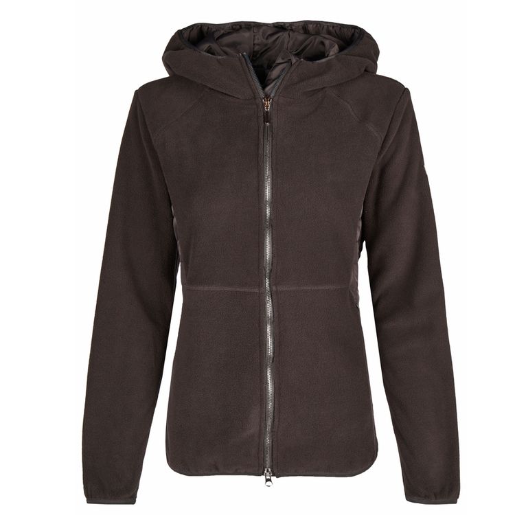 Eskadron Heritage Fanatics Fleece Zip Hood in basalt grey