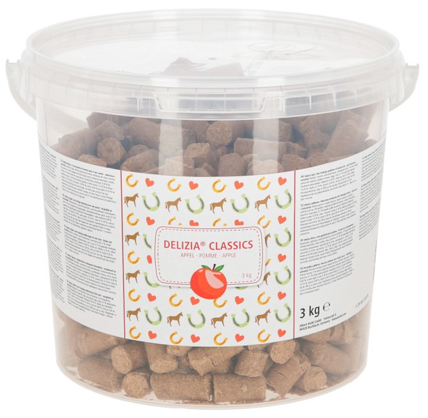 Pferdeleckerlis Delizia Classic Apfel 3kg Eimer