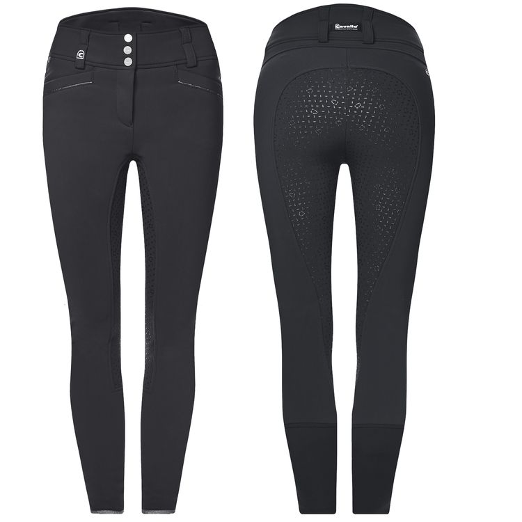 CavalCIA Grip Winter Reithose Damen in graphite