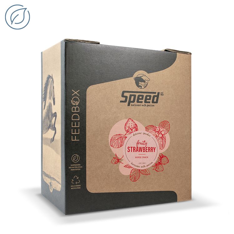 SPEED Leckerli - delicious speedies STRAWBERRY - 8kg Feedbox