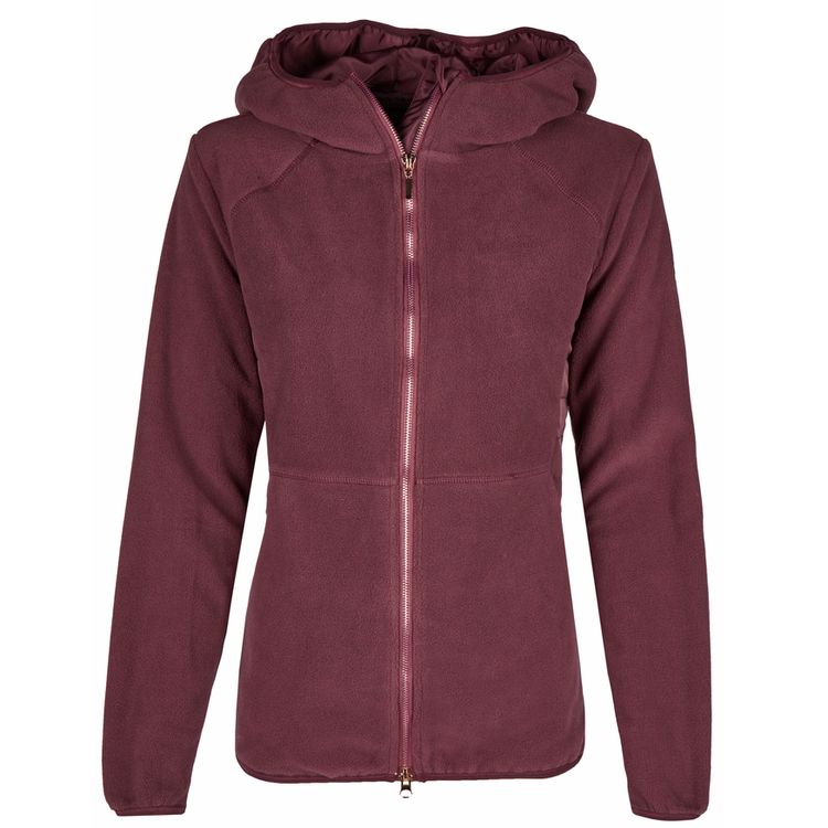 Eskadron Heritage Fanatics Fleece Zip Hood in cassis