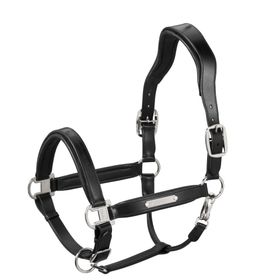 Eskadron Halfter LEATHER Stallion in black