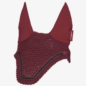 LeMieux Fliegenhaube Crystal Fly Hood burgundy