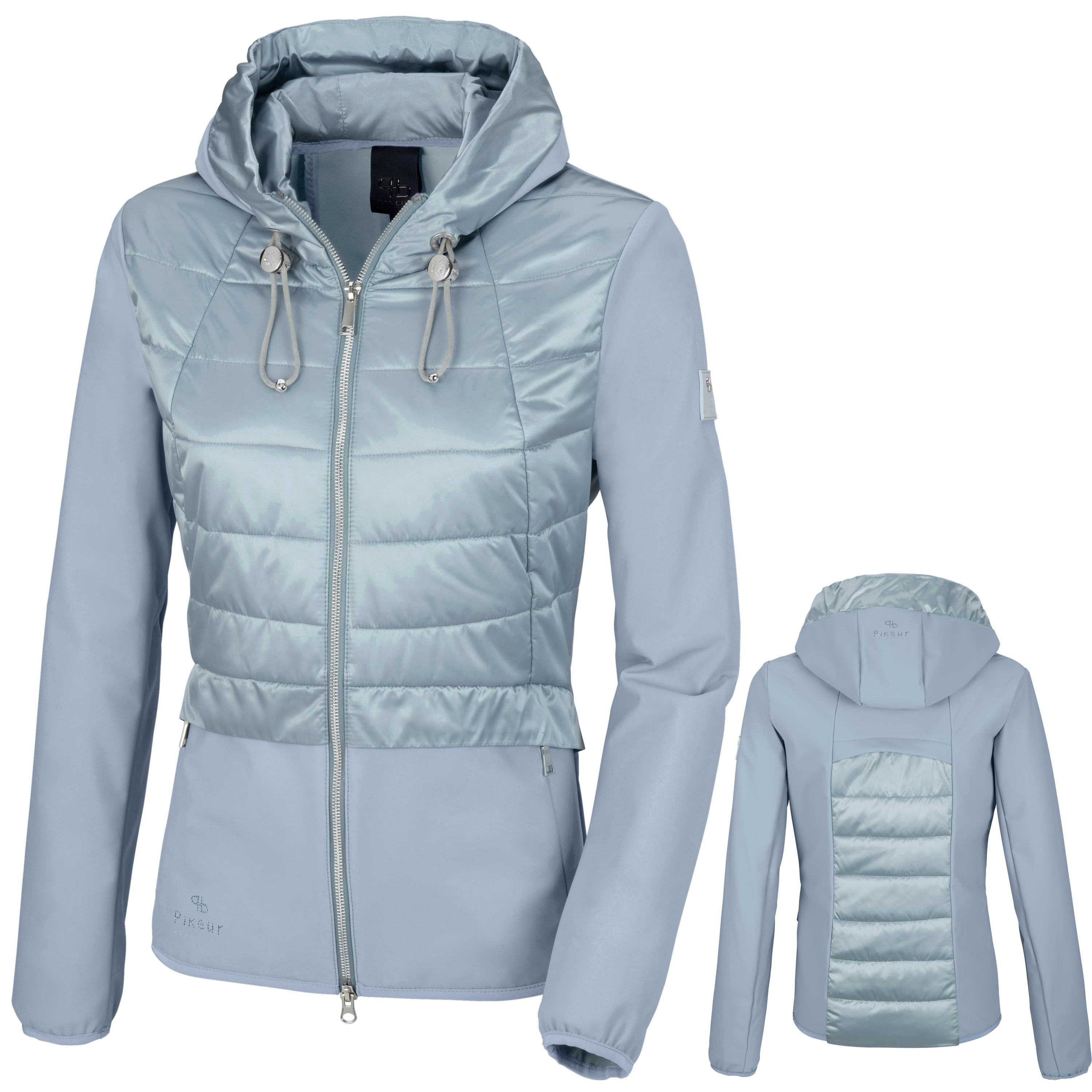 Pikeur Hybrid Jacket Selection in pastel blue