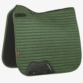 LeMieux Schabracke Dressage Luxury Square in hunter green