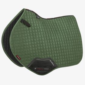 LeMieux Springschabracke Luxury Square in hunter green 