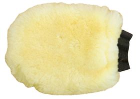 Putzhandschuh Puha mit Lammfell beidseitig