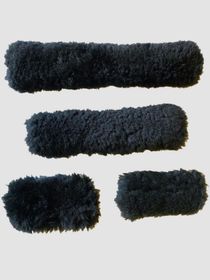 Lammfell Schoner 4er SET,für Nase, Genick, Backen