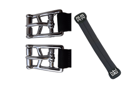 Euroriding Sattelgurt Neopren Kurzgurt ohne Elastik, Easy-Schnallen